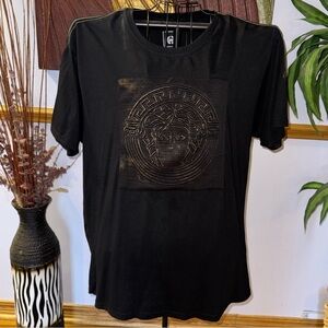 Ecko Unlimited Black Graphic Short Sleeve Tee